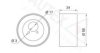 AUDI 057109243A Tensioner Pulley, timing belt
